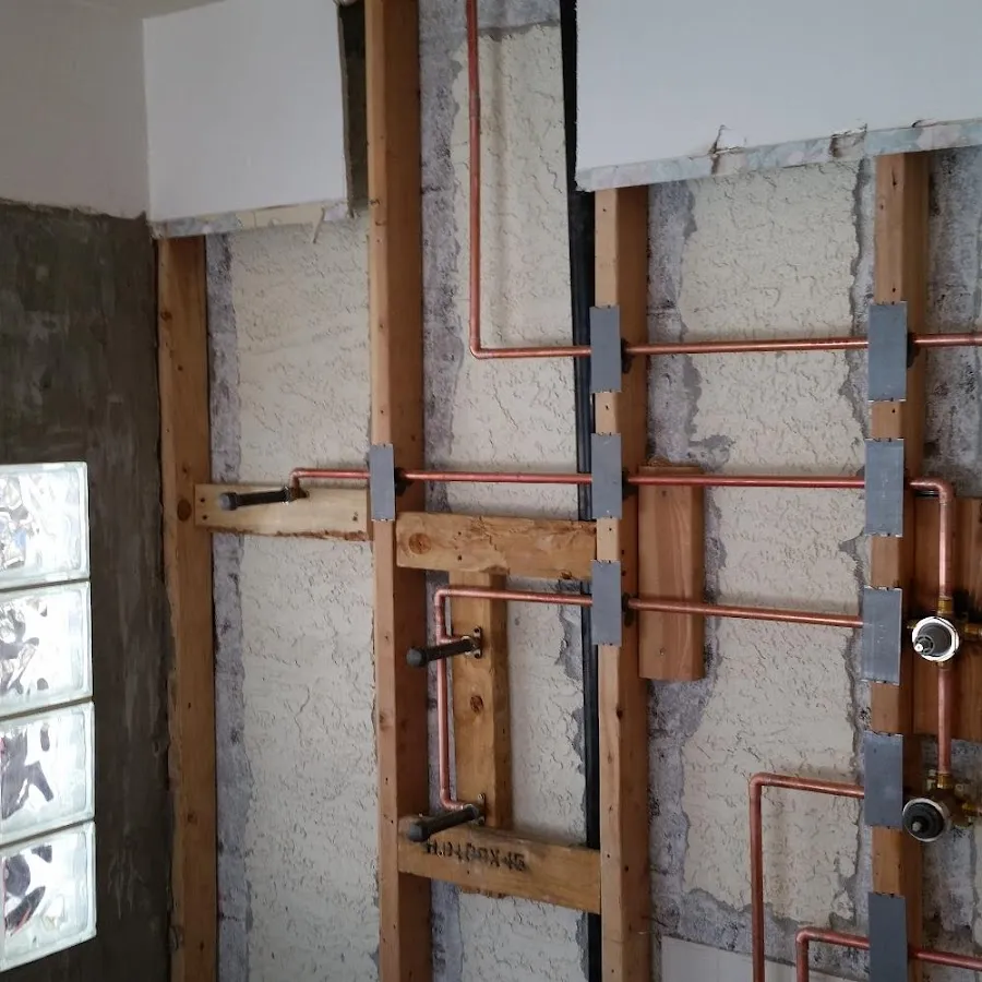 Copper pipe installation for Burst Pipe Repair in Traverse City